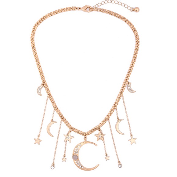 Moon & Star Necklace - Picture 4 of 6